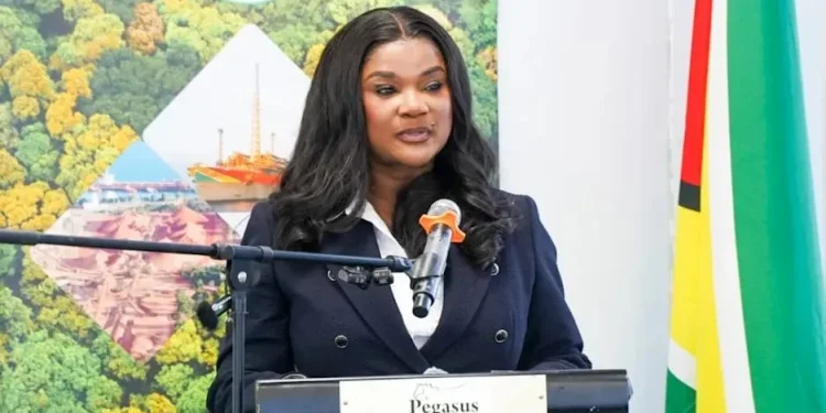 Cybele Energy founder and chief executive Beatrice Mensah Tayui.
Photo: GUYANA DEPARTMENT OF PUBLIC INFORMATION