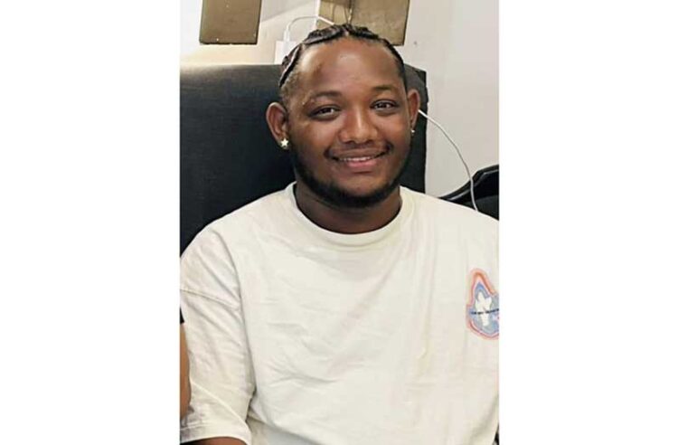 The deceased Xavier Fraser (Guyana Chronicle photo)