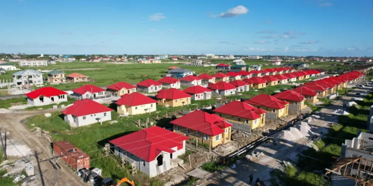 A housing development along the East Bank corridor (DPI photo)