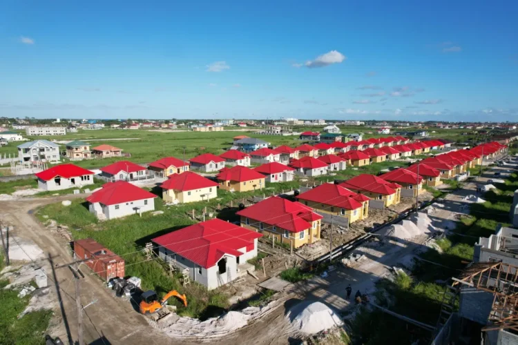 A housing development along the East Bank corridor (DPI photo)