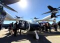 USA FLYING TAXI FIRST FLIGHT DEMOS IN CALIFORNIA on OCTOBER 5, 2025, at Monterey County AIR SHOW.