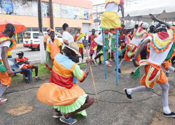 Masquerade Band (Guyana Chronicle photo)