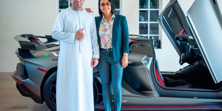 L-R WIN Leader Azruddin Mohamed and Minister Susan Rodrigues in happier times