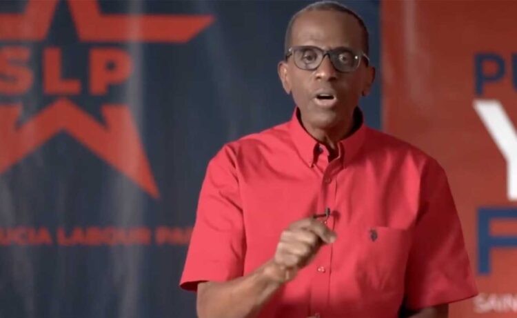 Saint Lucia's Prime Minister Philip Joseph Pierre