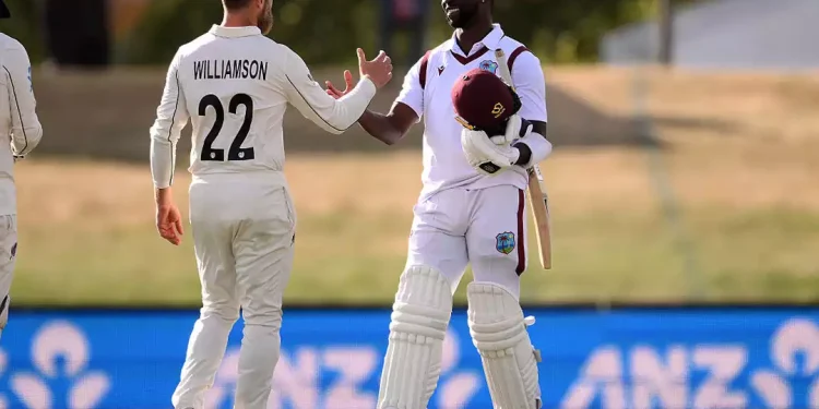 West Indies held on to a remarkable draw in Christchurch. © Getty