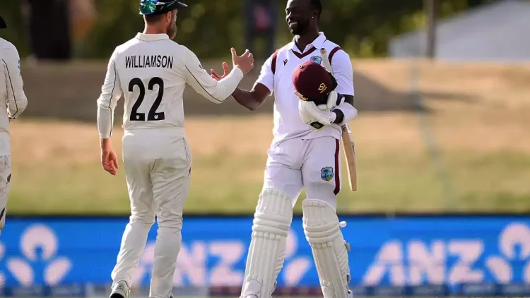West Indies held on to a remarkable draw in Christchurch. © Getty