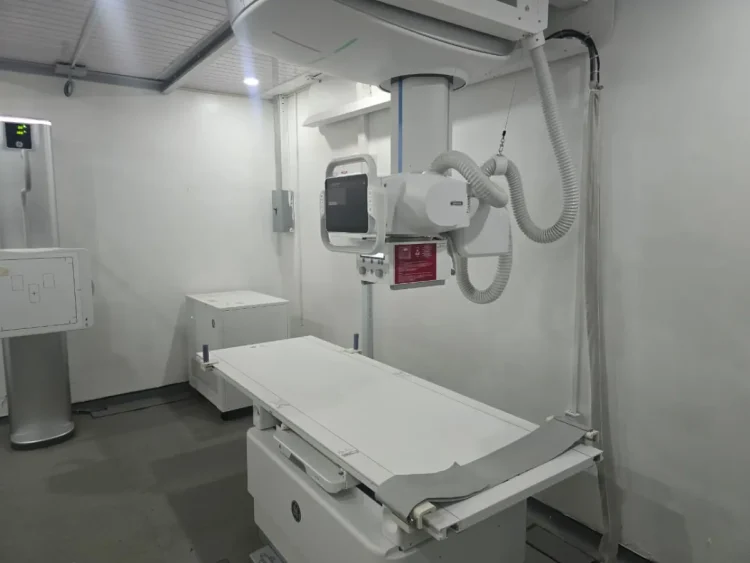 The new digital X-ray machine at Charity Hospital