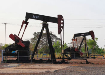 Oil pumpjacks in Lagunillas. Fixing Venezuela’s oil industry infrastructure would take many years and cost tens of billions of dollars. Photograph: Isaac Urrutia/Reuters