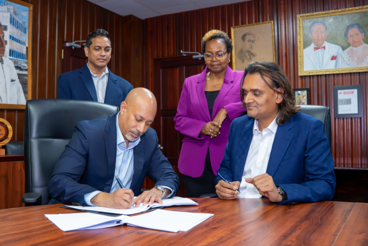 Beharry - Amber Signing of Agreement