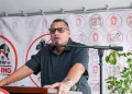 Minister of Housing, Collin Croal, during the launch of the Hyde Park Homestead Project