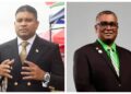 L-R WIN Leader Azruddin Mohamed and APNU MP Ganesh Mahipaul