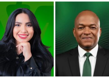 L-R APNU Members of Parliament Juretha Fernandes and Sherod Duncan