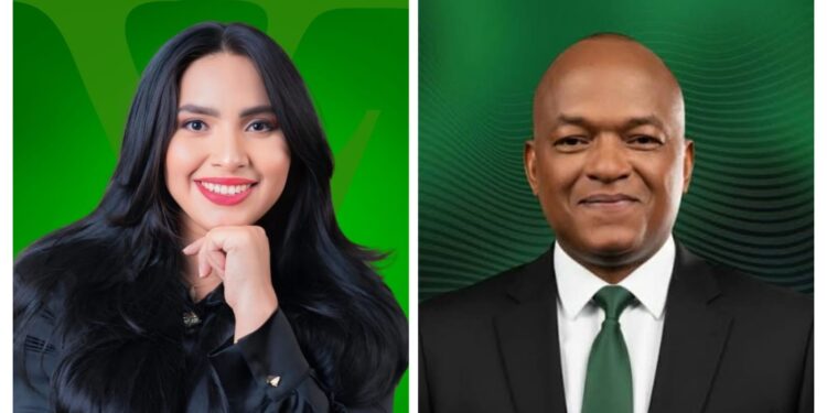 L-R APNU Members of Parliament Juretha Fernandes and Sherod Duncan