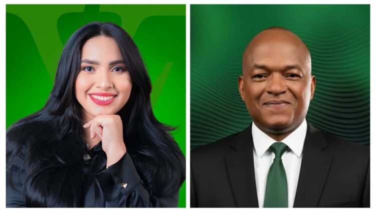 L-R APNU Members of Parliament Juretha Fernandes and Sherod Duncan