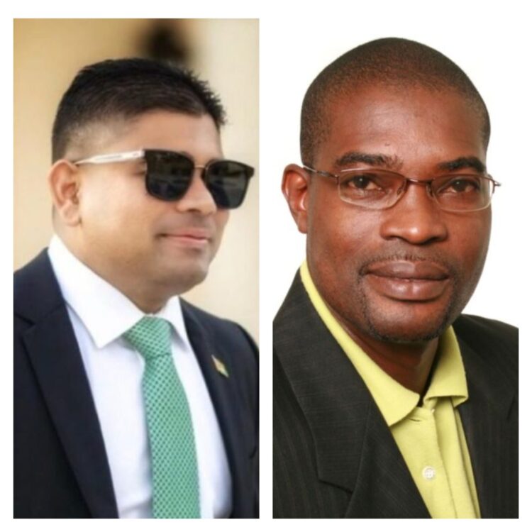 L-R WIN Leader and Leader of the Opposition Azruddin Mohamed; AFC Chairman and Interim Leader David