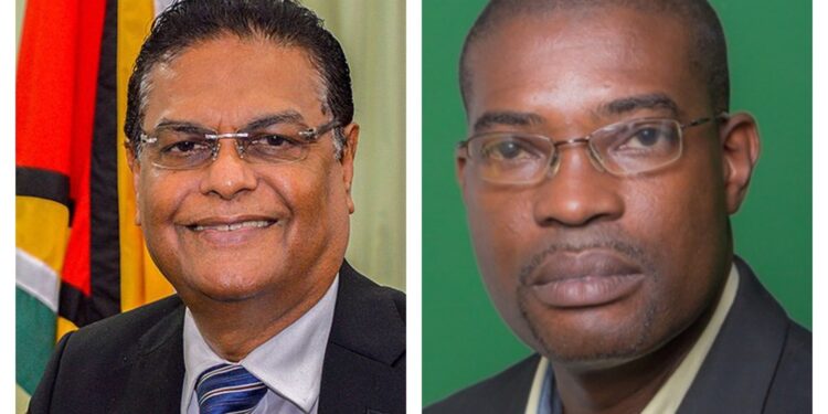 L-R Speaker Manzoor Nadir and AFC Chairman Interim Leader David Patterson