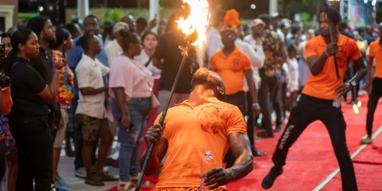 A scene from the Mash Launch 2026 on Friday evening (DPI photo)