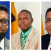President Irfaan Ali , Member of Parliament Vinceroy Jordan and Minister of Agriculture Zulfikar Mustapha