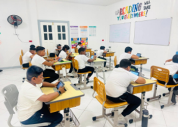 Pupils of Cindy’s Academy engaged in their own self-practice assessment using the EduGoal App.