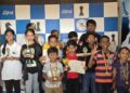 Prize winners for MOO! Milk sponsored the National U12 Chess Tournament