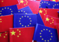 EU and Chinese flags are seen in this illustration taken, March 20, 2025. REUTERS/Dado Ruvic/Illustration Purchase Licensing Rights