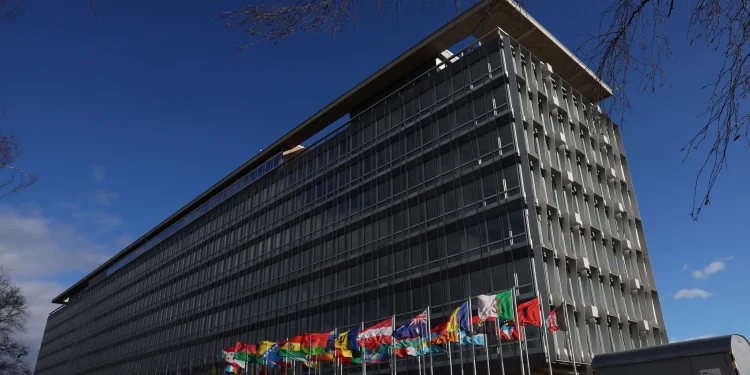 The World Health Organization’s headquarters in Geneva. The Trump administration said that all U.S. government funding to the organization had been terminated.Credit...Denis Balibouse/Reuters