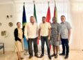 Azruddin Mohamed, Leader of the We Invest in Nationhood (WIN) Party, along with Members of Parliament Tabitha Sarabo-Halley and Dawn Hastings-Williams, met with Canadian High Commission representatives on Monday, January 12, 2026. The delegation was received by Sébastien Sigouin, Canadian High Commissioner to Guyana, and Daniel Bood, Political Counsellor