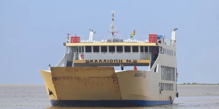 The newly acquired vessel arrived at the Georgetown Wharf on Wednesday afternoon