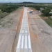 The rehabilitated airstrip features a reinforced concrete surface with a runway length of 2,500 feet and a width of 50 feet, along with a 200-foot by 50-foot apron (DPI photo)