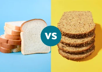 Whole wheat bread typically offers more nutrients than white bread.
Design by Verywell Health; Getty Images