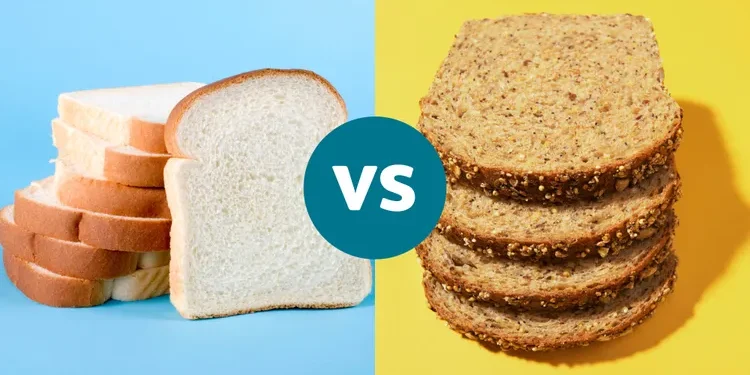 Whole wheat bread typically offers more nutrients than white bread.
Design by Verywell Health; Getty Images