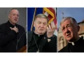 This combo shows, from left, cardinal Robert McElroy, cardinal Joseph Tobin and cardinal Blase Cupich. (AP Photo/File)