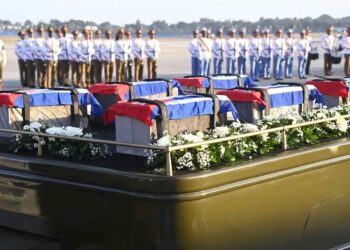 Cuba's military buries soldiers slain in US operation to capture Maduro. (Presidency of Cuba photo)