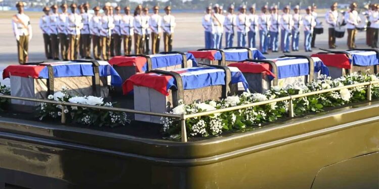 Cuba's military buries soldiers slain in US operation to capture Maduro. (Presidency of Cuba photo)