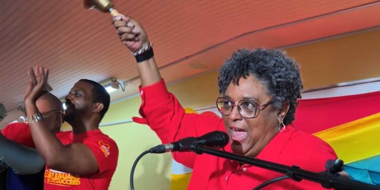 Barbados PM Mia Mottley (WiredJA photo)