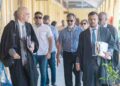 Azruddin Mohamed, Nazar Mohamed and legal team (Guyana Chronicle photo)