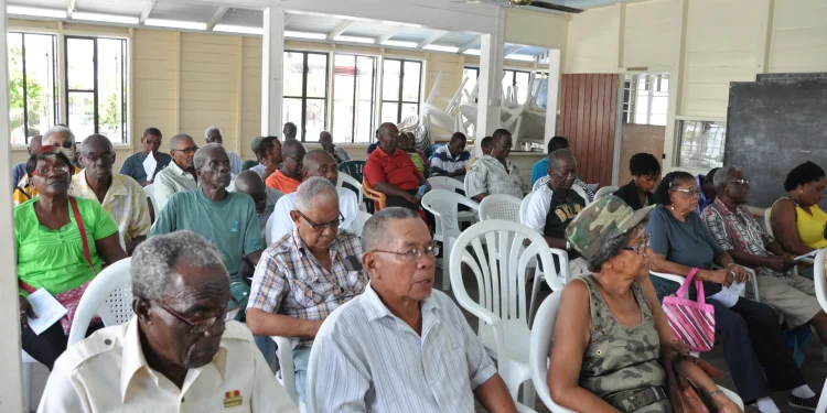 Guyana Pensioners (Guyana Standard photo)