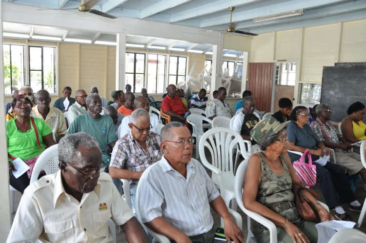 Guyana Pensioners (Guyana Standard photo)