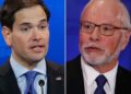 US Secretart of State Marco Rubio and billionaire investor Paul Singer