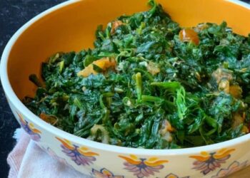 Guyanese Bhaji (Sautéed Spinach)