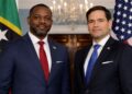 Prime Minister Terrence Drew and US Secretary of State Marco Rubio