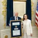 President Donald Trump meets with María Corina Machado in the Oval Office, where she presented him with her Nobel Peace Prize, on January 15, 2026. The White House