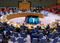 UN Photo/Loey Felipe The Security Council meets on the situation in Haiti.