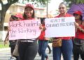 Public Servants participating in Labour Day March and Rally