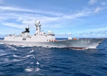 File photo of a vessel during a previous patrol in the territorial waters of the South China Sea. /VCG