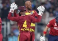 West Indies will hope their economical spinners, like Roston Chase, pick up more wickets•Getty Images