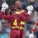 West Indies will hope their economical spinners, like Roston Chase, pick up more wickets•Getty Images