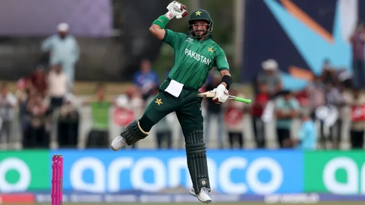 Sahibzada Farhan's century set up Pakistan's win over Namibia • ICC/Getty Images