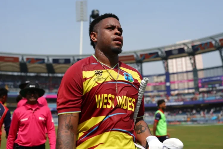 Hetmyer has 134 runs from four games in the T20 World Cup so far, batting at No. 3 • Getty Images
