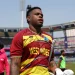 Hetmyer has 134 runs from four games in the T20 World Cup so far, batting at No. 3  •  Getty Images